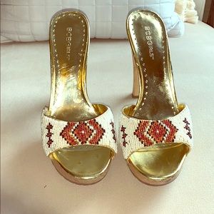 Funky high heel party shoes